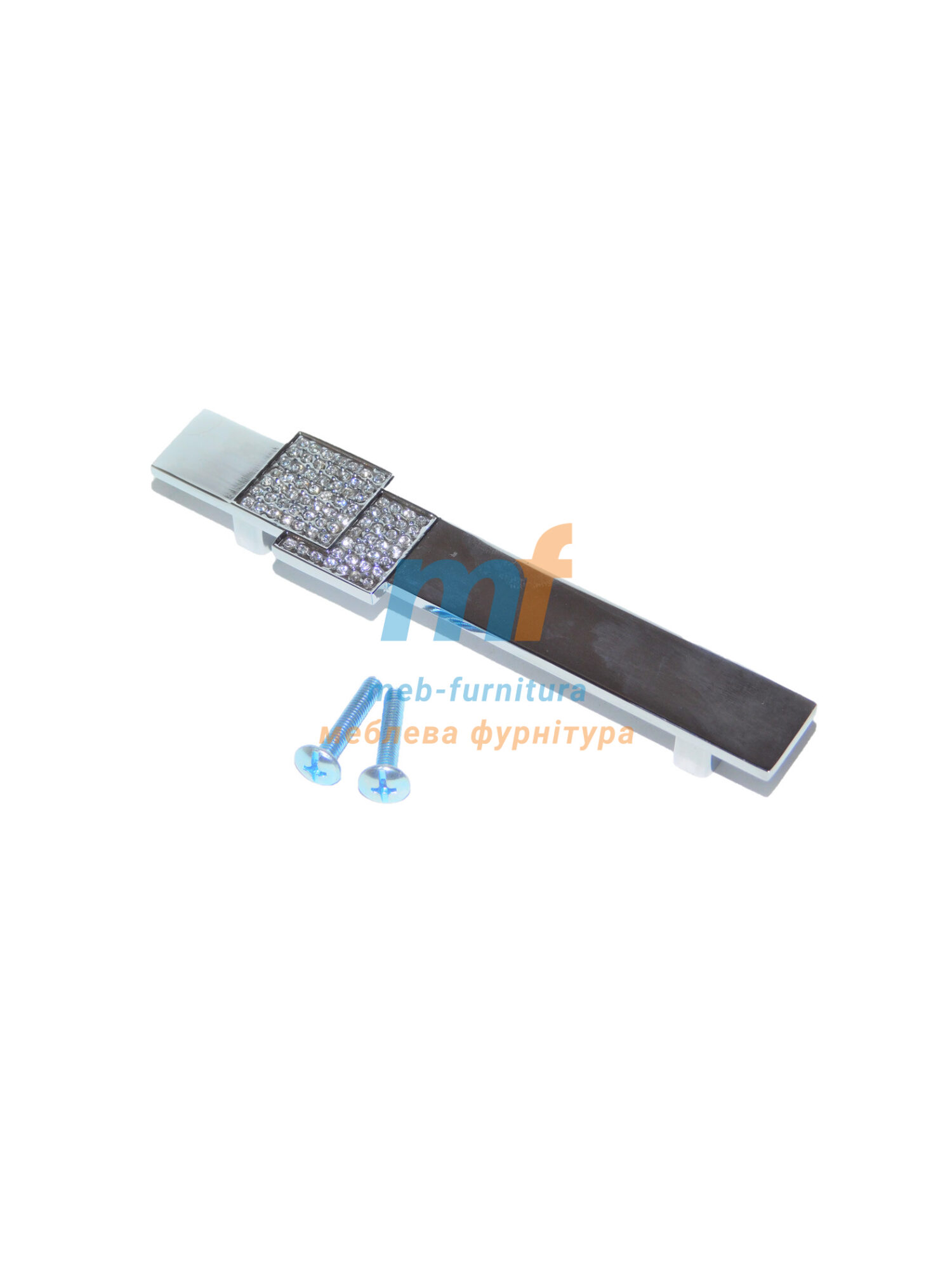 Ручка мебельная KRISTAL 04-128mm Хром