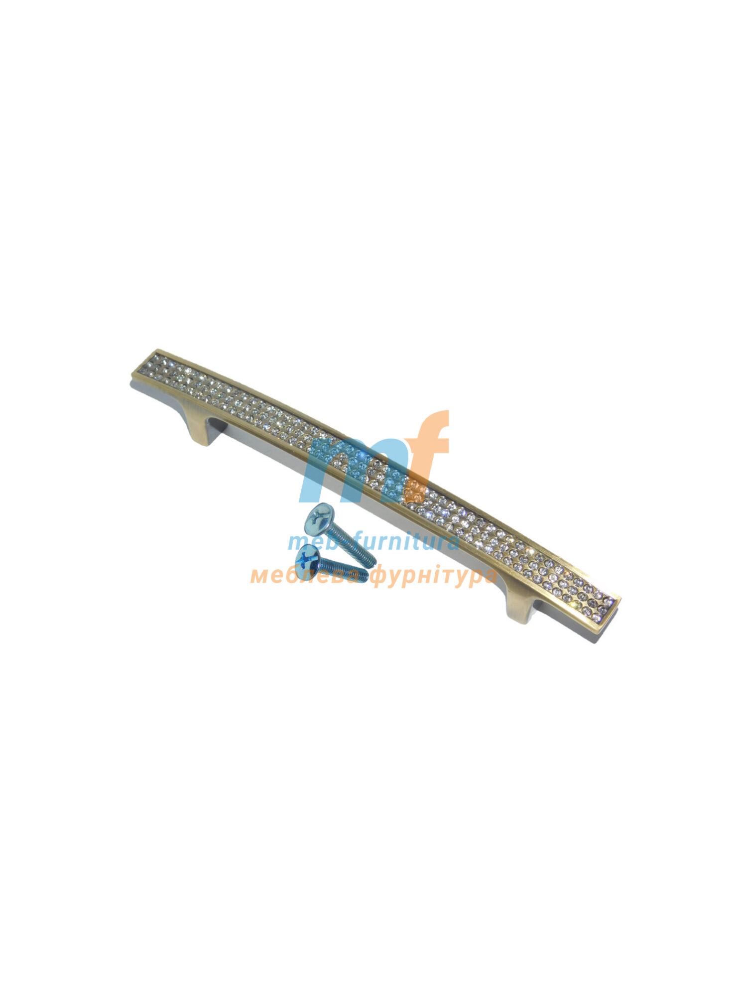 Ручка мебельная KRISTAL 05-128mm Бронза