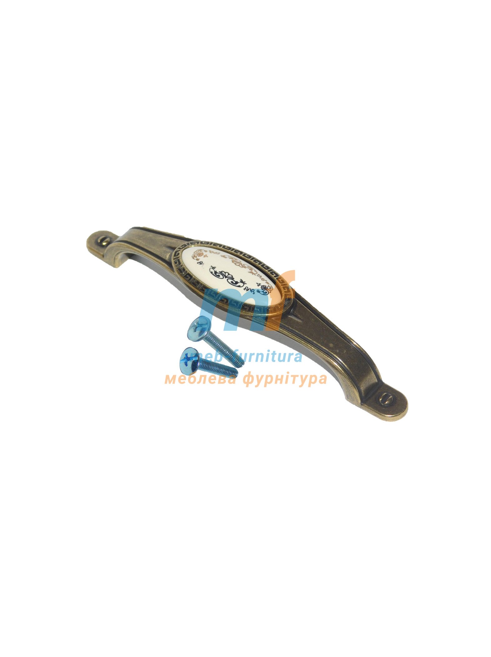 Ручка мебельная керамика KR-05-128mm Ручка мебельная керамика KR-05-128mm
